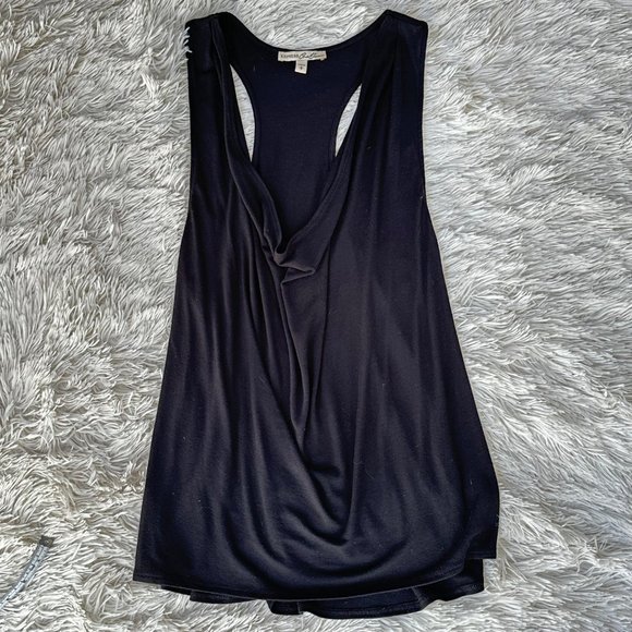 Express One Eleven Deep Cowl Neck Racerback Tank Sz Small - Picture 1 of 9